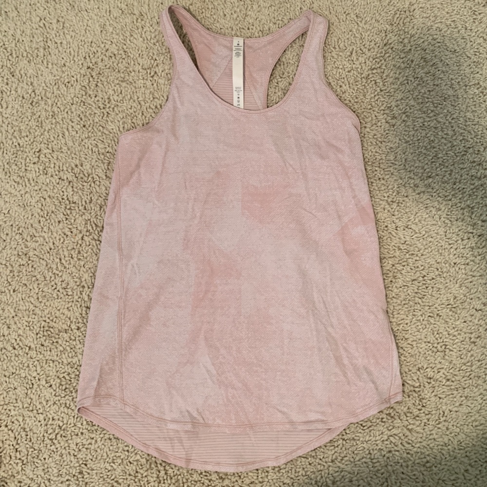 Lululemon Light Pink Tank Top